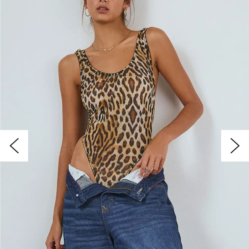 NWT Leopard Print Women's Bodysuit— Never Worn